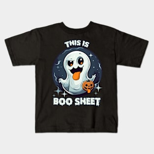 This is Boo Sheet! Halloween funny ghost Kids T-Shirt